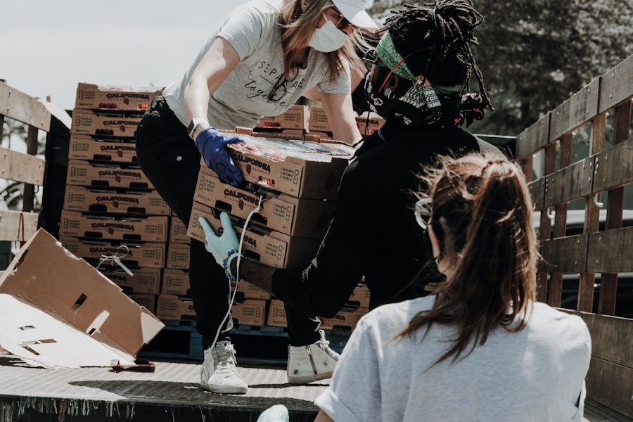 Community outreach event in a Kenyan community